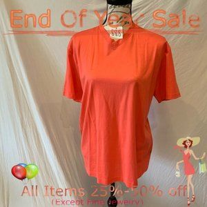 NWT-Sieg neon orange short sleeve shirt
